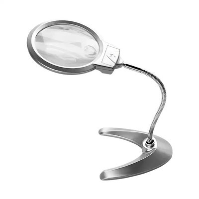 Kan ett bordsförstoringsglas användas för att läsa texten på ett modellbyggsats?